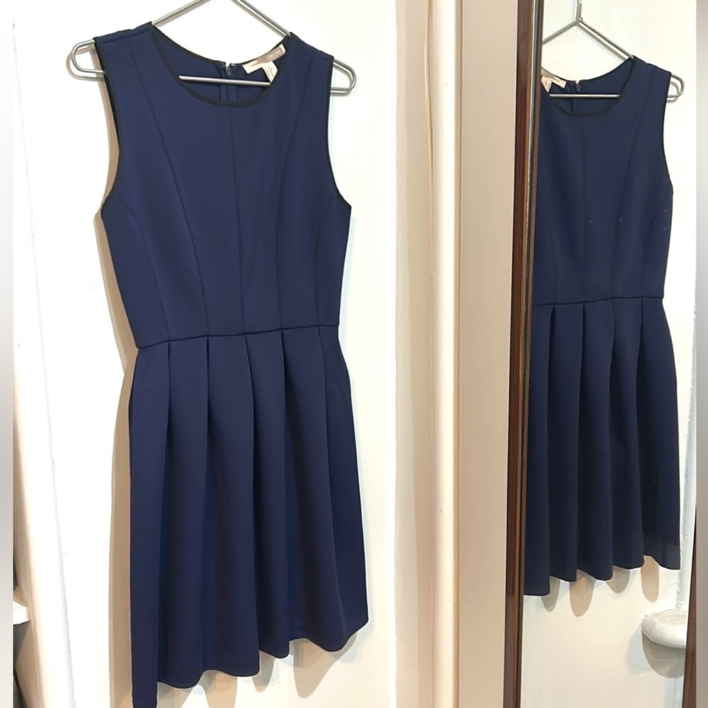 Violet Neoprene A line dress